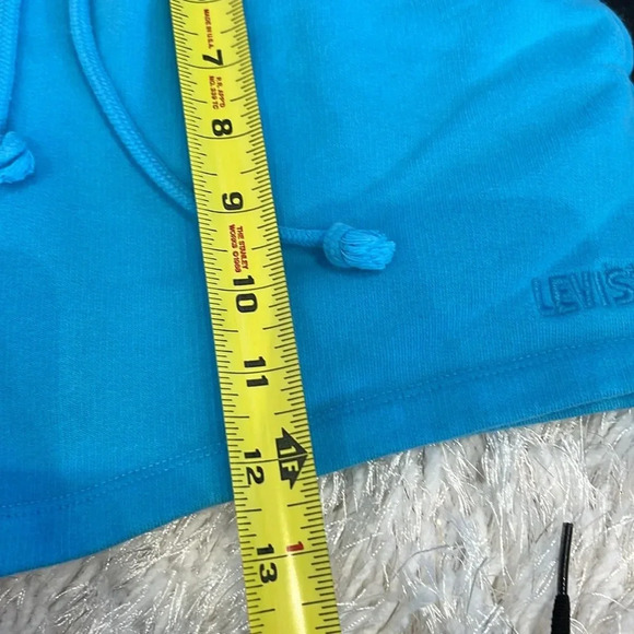 Levi’s Gold Tab Relaxed Fit Sweat Shorts in Horizon Blue xs - Picture 5 of 5